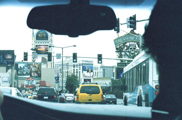 Las Vegas Straßenbild.