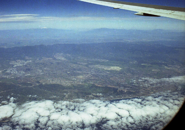 Flug LA-Lima - die Anden.